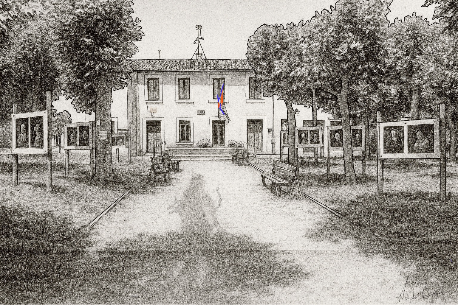 La mairie de Félines